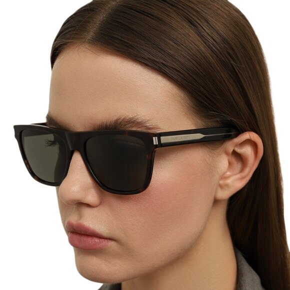 NEW SAINT LAURENT SL619 002 SUNGLASSES UNISEX HAVANA EYEWEAR SL 619 002 - Picture 1 of 10
